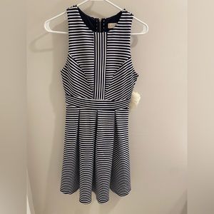 Altar’d State Blue and White Stripe dress. Size Small